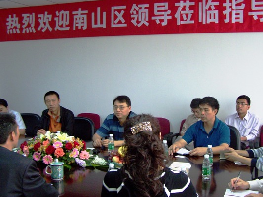 深圳市南山区领导调研考察必一运动官网