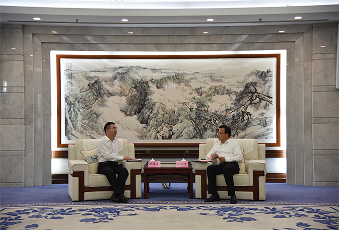 必一运动官网董事长乔德卫拜会济南市政府领导